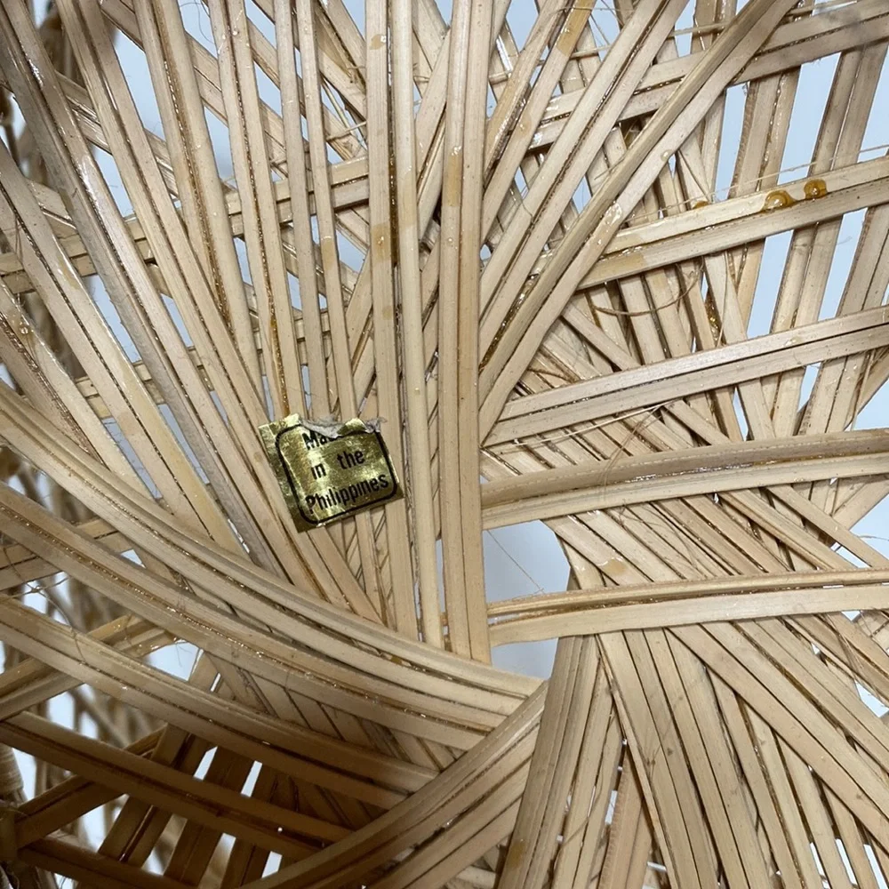 Woven Rattan Basket - Natural Brown